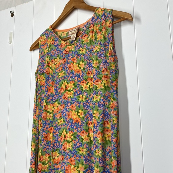 Vintage April Cornell Size Small Sleeveless Dress - Picture 5 of 8